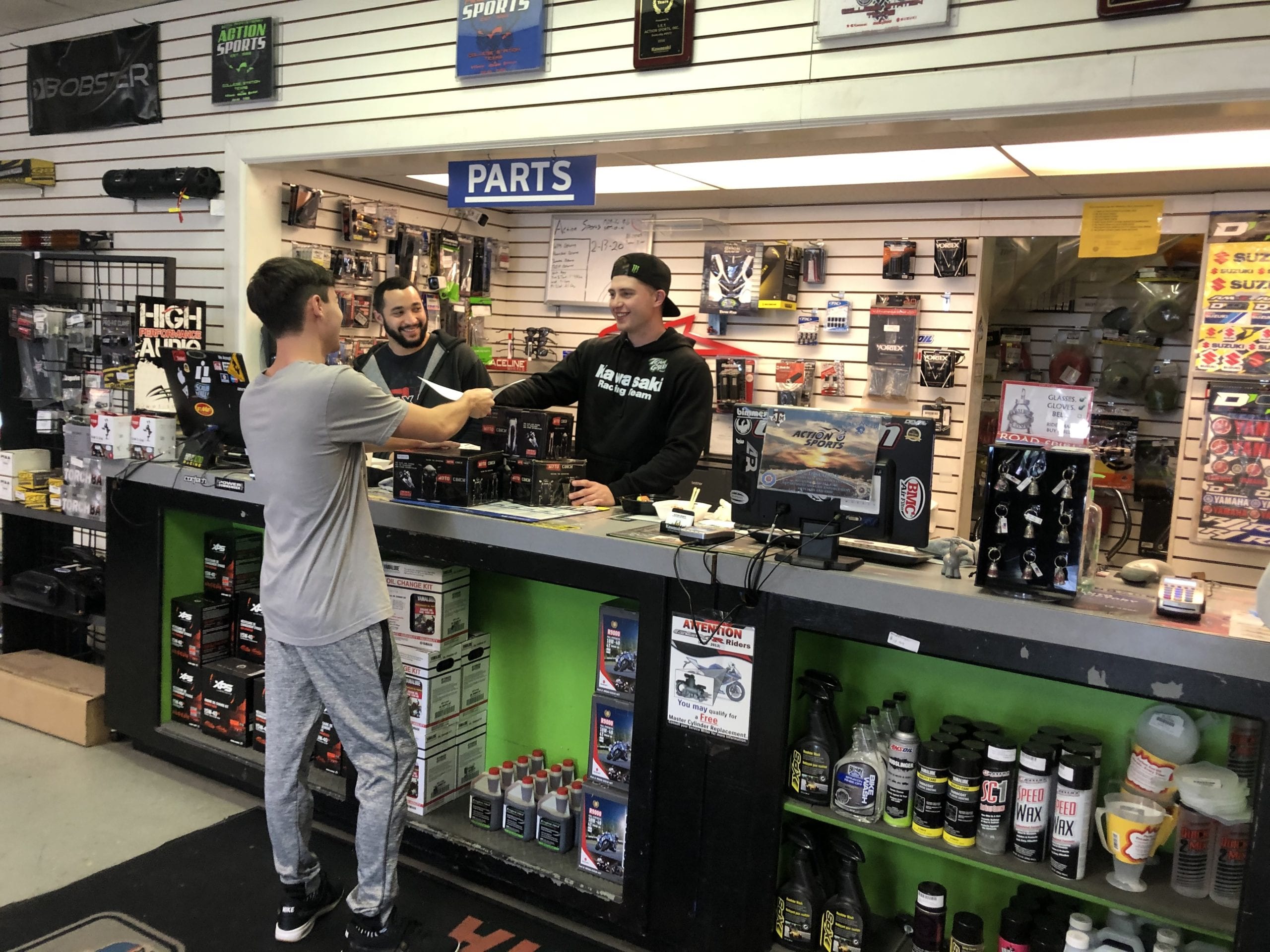 Purchasing at dealership