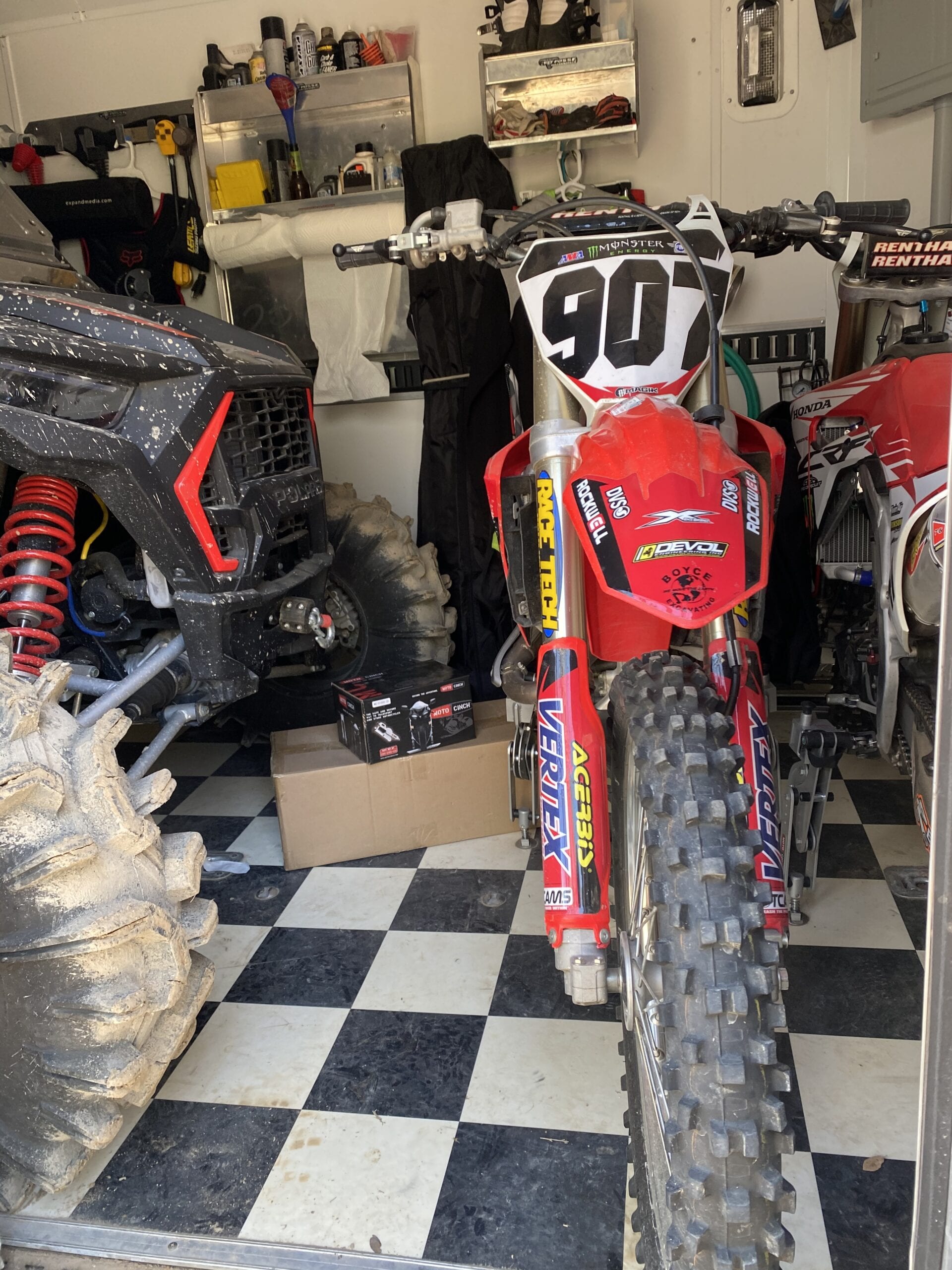 Moto Cinch MX are the Best strapless tie downs made