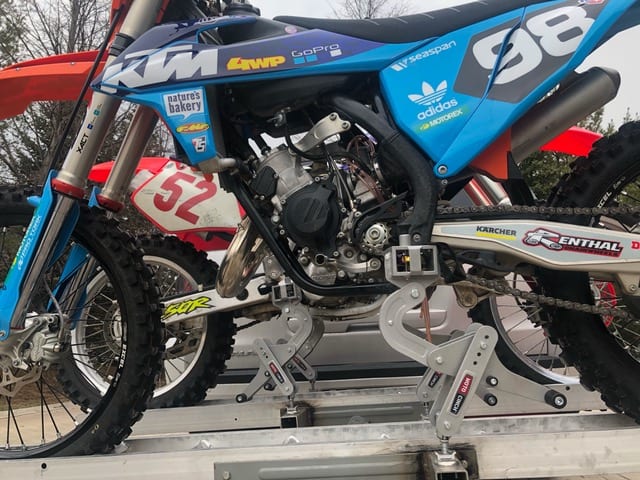 Moto Cinch MX are the Best strapless tie downs made