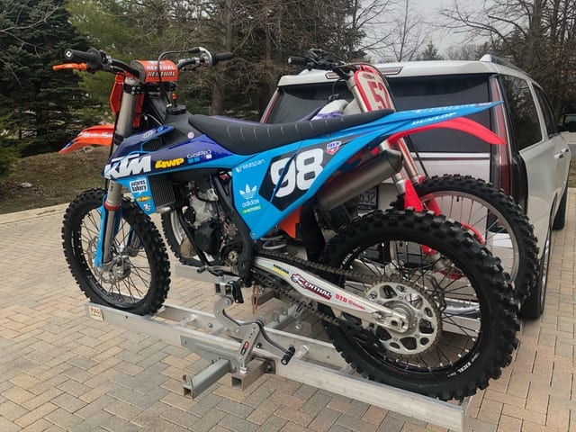 Moto Cinch MX are the Best strapless tie downs made