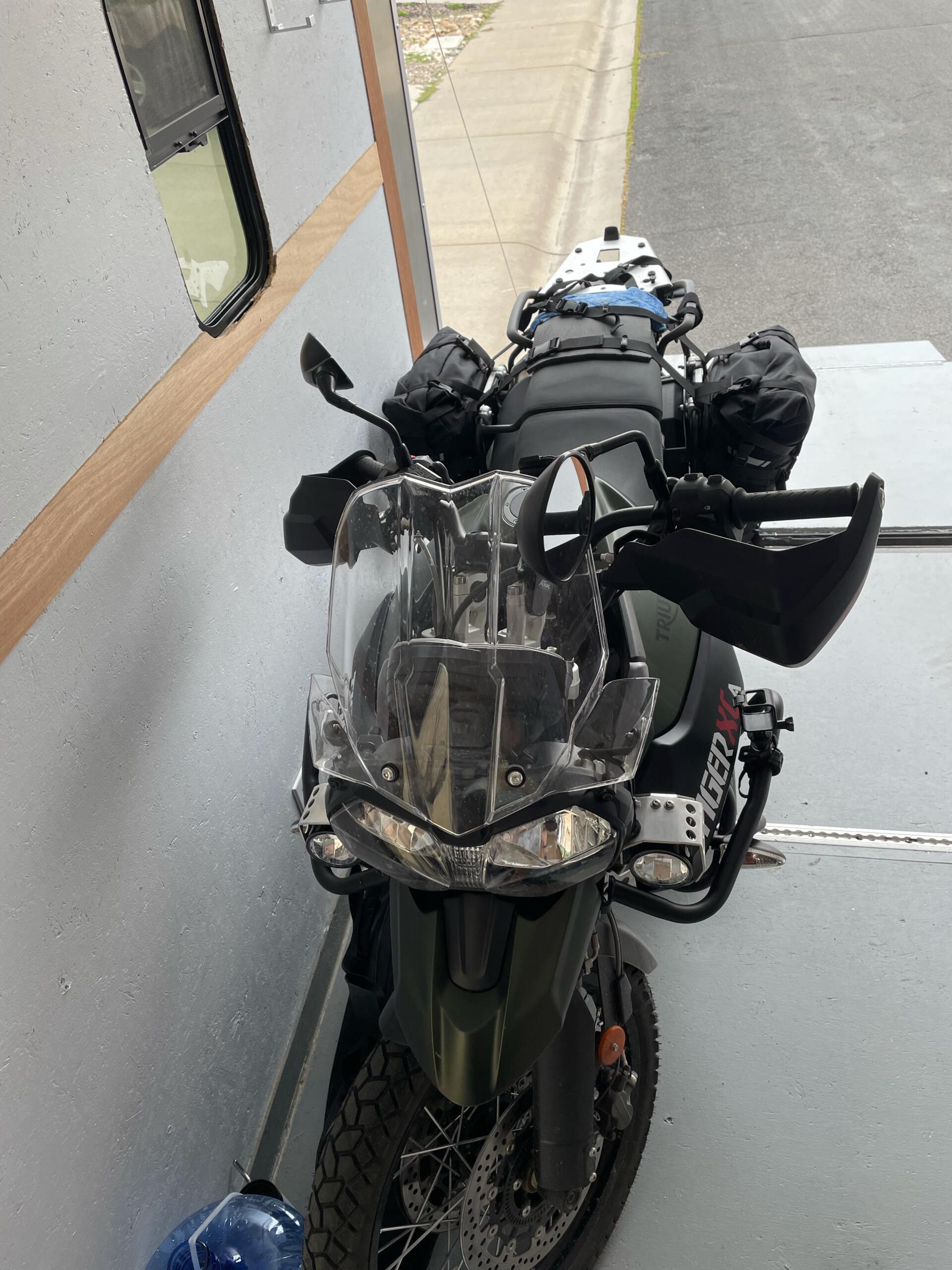 Adventure bikes using Moto Cinch strapless tie downs