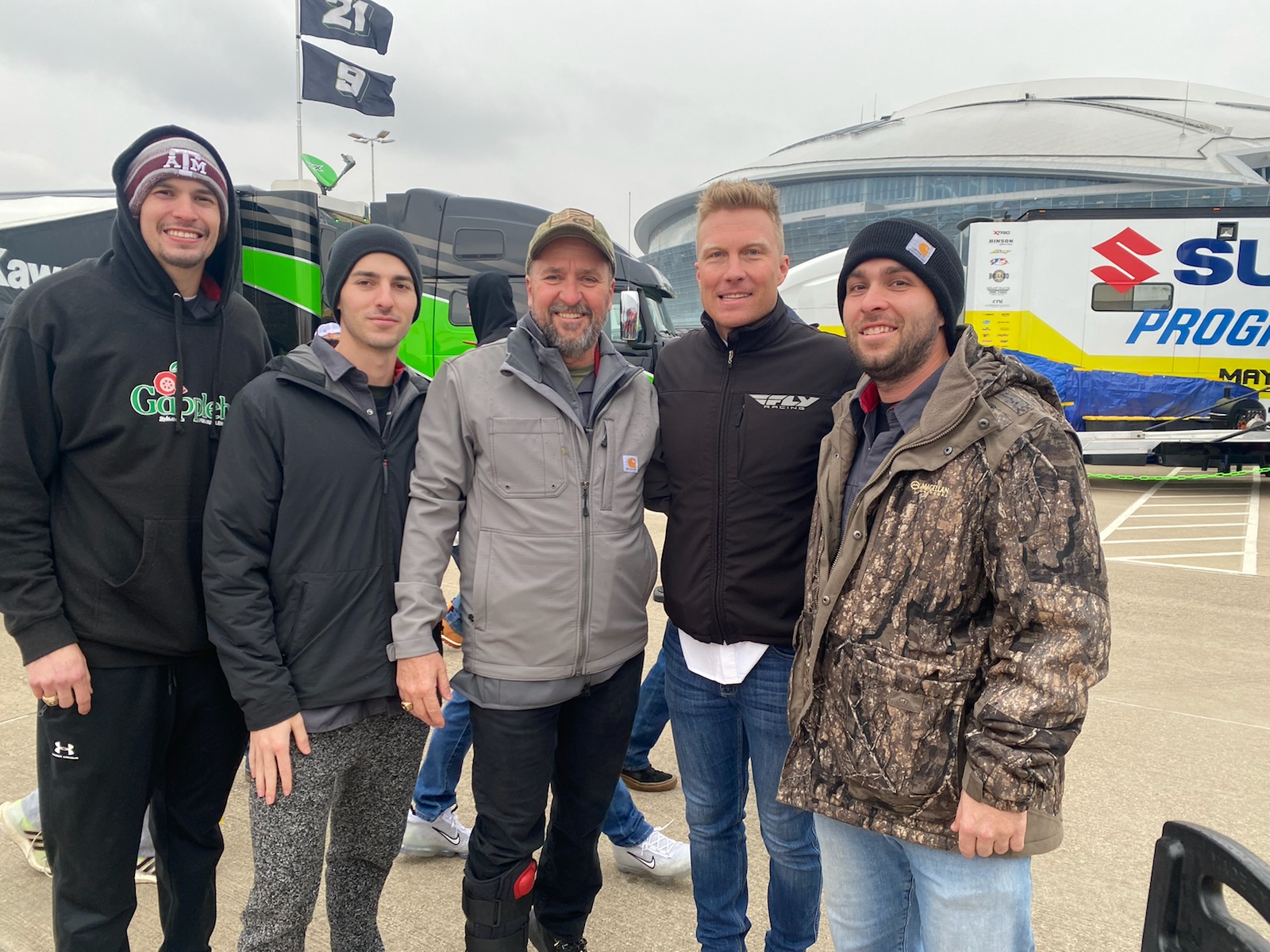 Andrew Short and Moto Cinch at 2022 Supercross in Arlington Texas