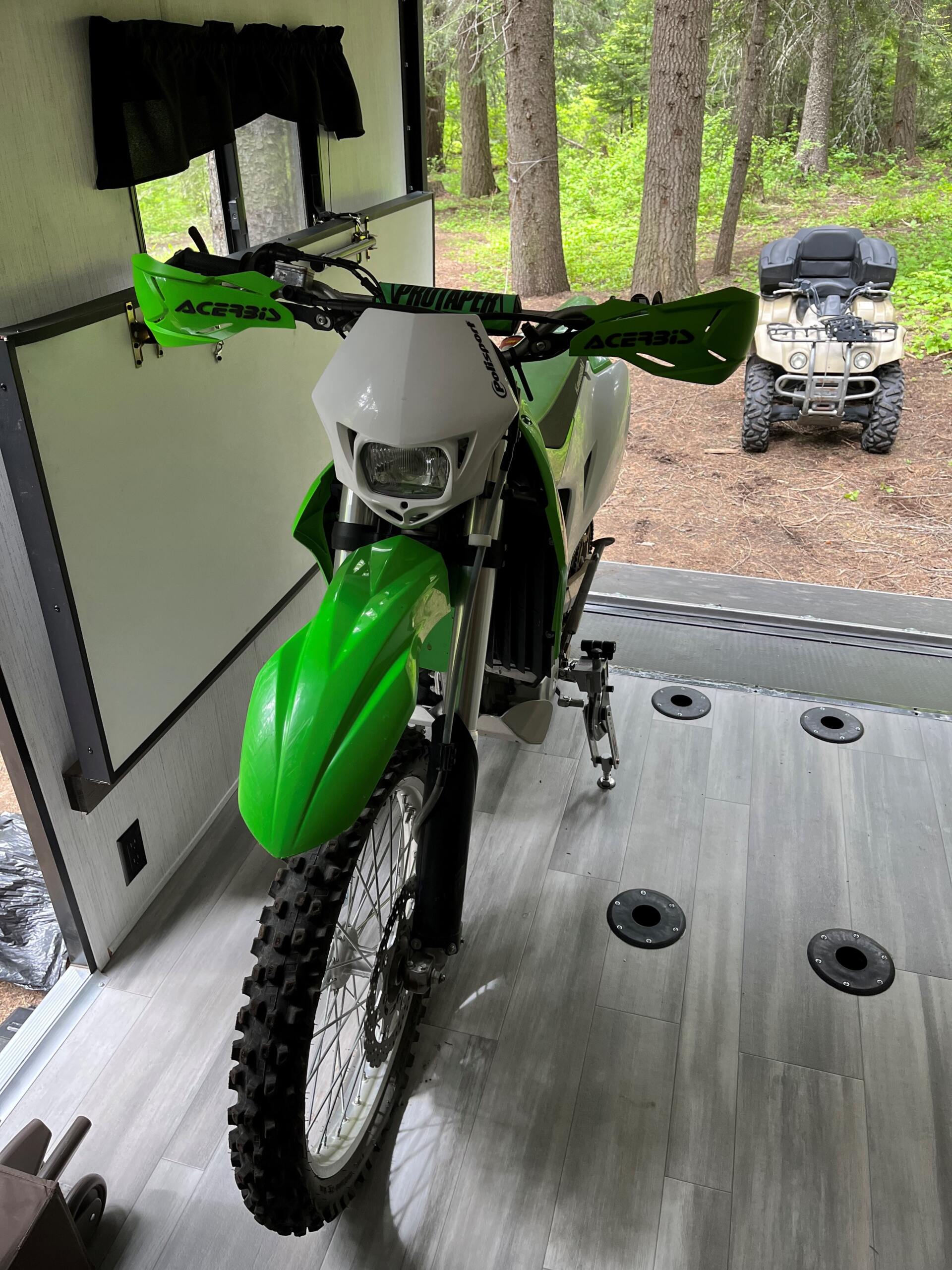 Moto Cinch motorcycle foot peg tie down system