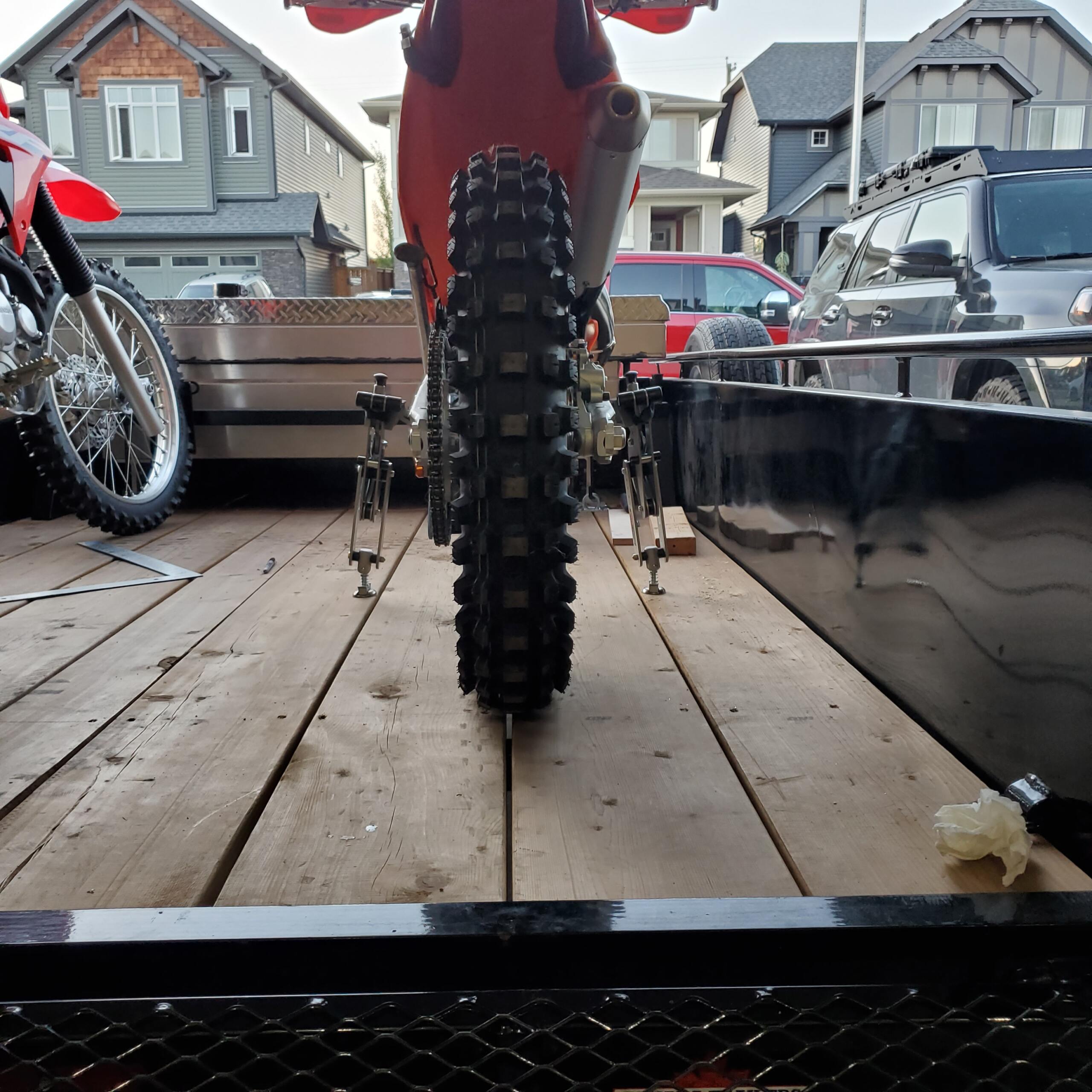 Moto Cinch motorcycle foot peg tie down system