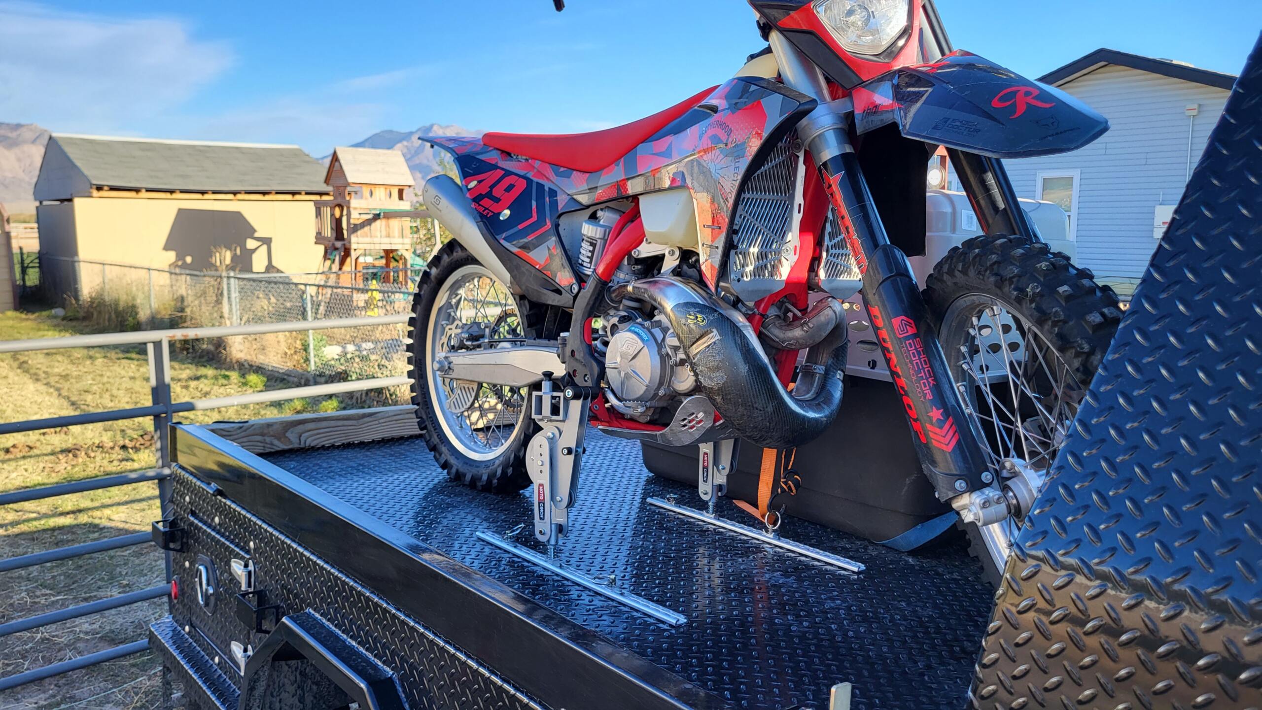 Moto Cinch motorcycle tie down system