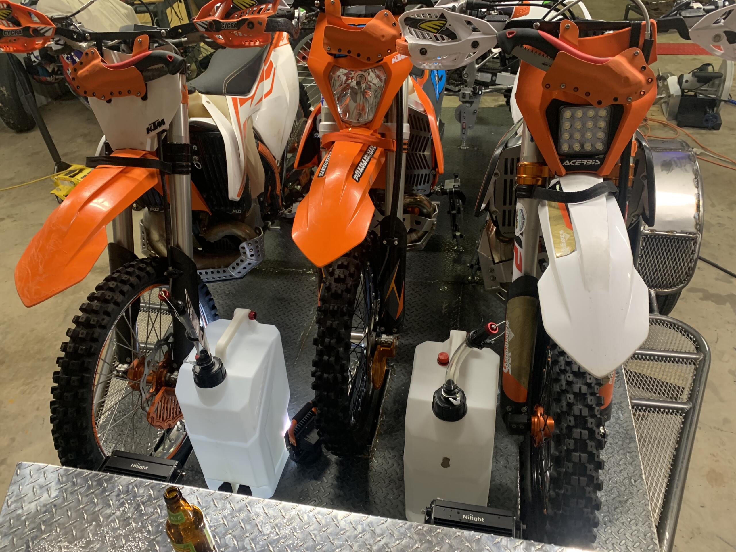 Moto Cinch customer pictures traile strapless tie downs