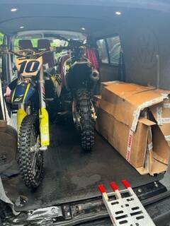 Moto Cinch strapless tie downs - customer pics