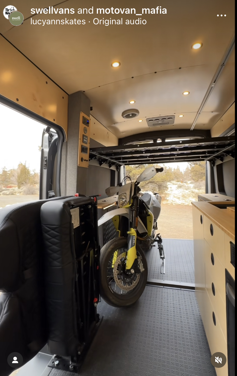 Moto Cinch strapless tie downs for dirt, street, ADV and sport bikes!