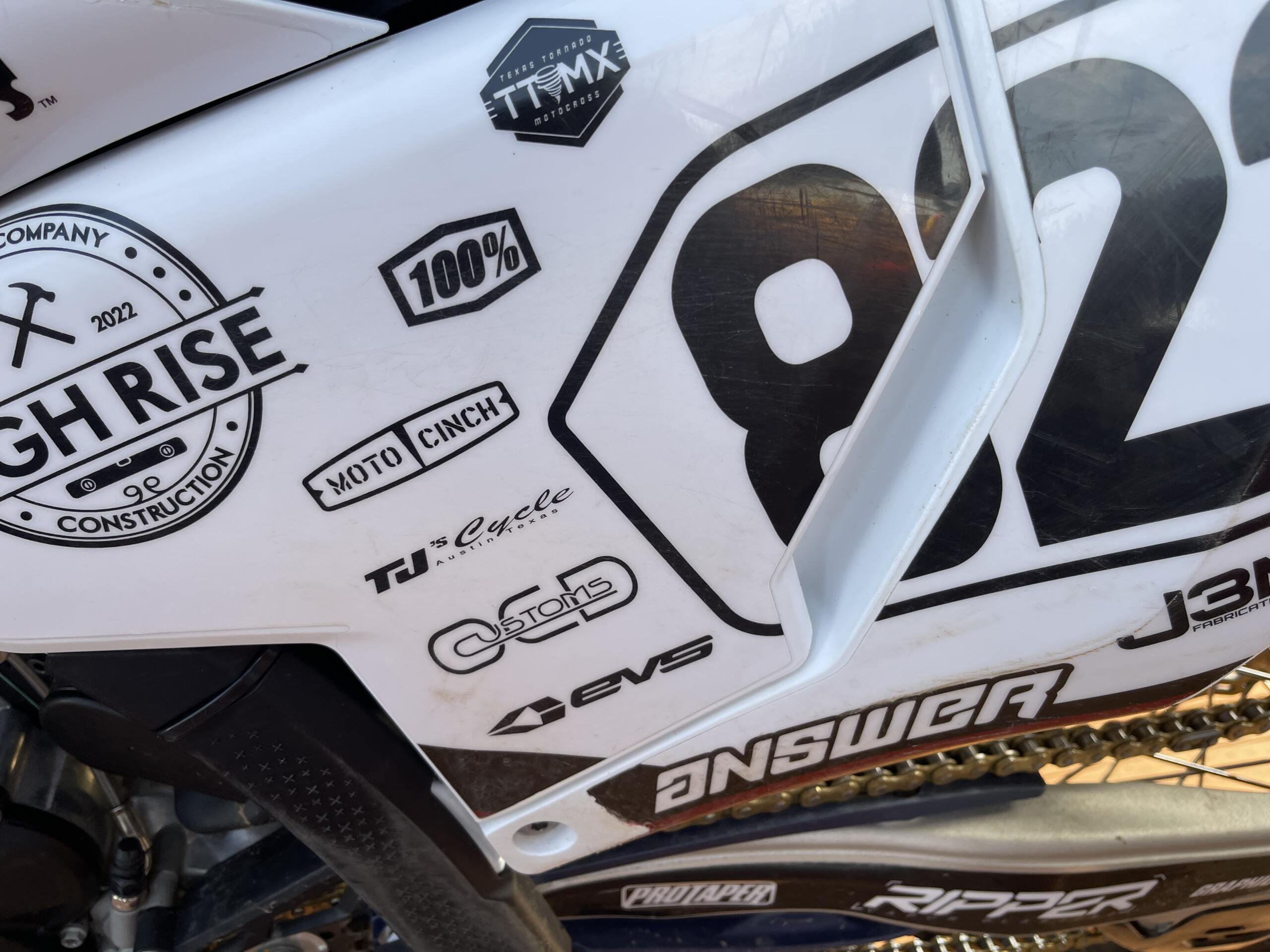 Moto Cinch strapless tie downs for dirt, street, ADV and sport bikes!